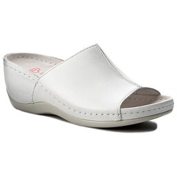 Berkemann Șlapi Berkemann Candela 01750 Weis Kalbsleder 2 101