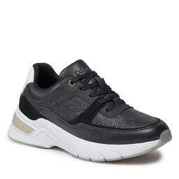 Calvin Klein Сникърси Calvin Klein Elevated Runner - Mono Mix HW0HW01869 Black/White 0GQ