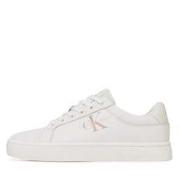 

Снікерcи Calvin Klein Jeans Classic Cupsole Fluo Contrast YM0YM00603 White/Ancient White 0LA, Білий