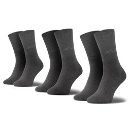 Tom Tailor Комплект 3 чифта дълги чорапи дамски Tom Tailor 9703 Anthracite 620