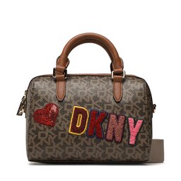 DKNY Дамска чанта DKNY Bryant Sm Duffle R23DDT38 Mocha/Crml D3E