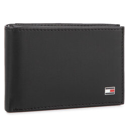 Tommy Hilfiger Große Herren Geldbörse Tommy Hilfiger Eton Mini Cc Flap&Coin Pocket AM0AM00671/83369 002