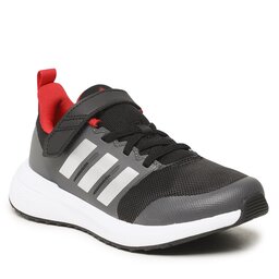 adidas Παπούτσια adidas Fortarun 2.0 Cloudfoam Sport Running Elastic Lace Top Strap Shoes HP5448 Μαύρο