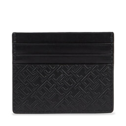 

Чохол для кредиток Tommy Hilfiger Th Monogram Leather Cc Holder AM0AM11592 Black BDS, Чорний