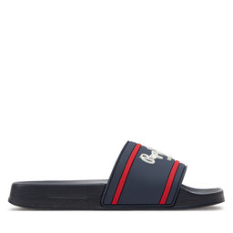 Pepe Jeans Ciabatte Pepe Jeans Slider Logo B PBS70054 Blu scuro