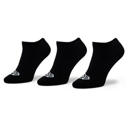 New Era 3 pares de calcetines cortos para mujer New Era Flag Sneaker 13113640 BLK