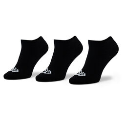 New Era Lot de 3 paires de chaussettes basses femme New Era Flag Sneaker 13113640 BLK