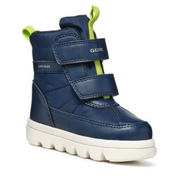 Geox Botas de nieve Geox B Willaboom Boy B Ab B365BG 0FU54 C0749 S Navy/Lime