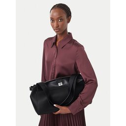Calvin Klein Handtasche Calvin Klein Mix Media Work Tote LV04F3887G Schwarz