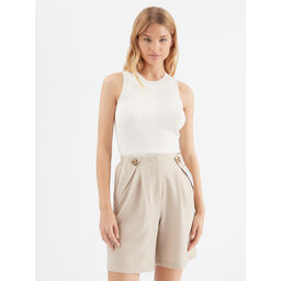 JDY JDY Τοπ Aya 15287501 Λευκό Slim Fit