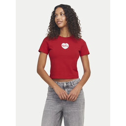 JJXX JJXX Marškinėliai Gigi 12277657 Raudona Stretch Fit