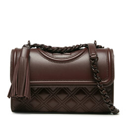 Tory Burch Kabelka Tory Burch Fleming Small Convertible 152570 Wine 500