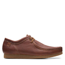 Clarks Μοκασίνια Clarks Shacre II Run 26159431 Καφέ