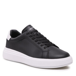 

Снікерcи Calvin Klein Low Top Lace Up Lth HM0HM01016 Black/White 0GP, Чорний