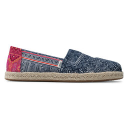 

Еспадрильї Toms Alpargata Rope 10016263 Indigo Floral/Hmon Print, Cиній