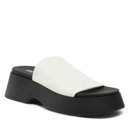 Steve Madden Șlapi Steve Madden Throw back SM11002450-148 White/Black