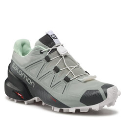 Salomon Обувки Salomon Speedcross 5 W 416098 20 V0 Wrought Iron/Spray/White