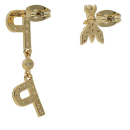

Сережки Patrizia Pepe 8J1058/M009-FE35 Gold/Crystal, Золотий