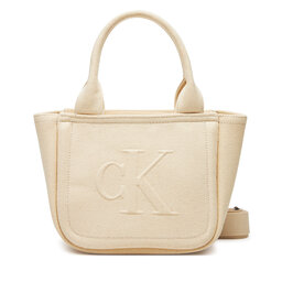 Calvin Klein Jeans Táska Calvin Klein Jeans Summer Canvas Mini Tote LV04K3160G Bézs