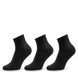 Vans Σετ κοντές κάλτσες ανδρικές 3 τεμαχίων Vans Classic Ankle VN000FV7BLK1 Μαύρο