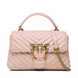 Pinko Дамска чанта Pinko Love Lady Puff Mini Cl PE 22 PLTT 100044 A0GK Cipria/Antique Gold O81Q