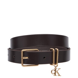 Calvin Klein Gürtel Calvin Klein Monogram Charm Keeper Belt 25Mm LV04F7086G Dunkelbraun
