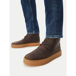 Clarks Schnürschuhe Clarks Boxbee Desert 26328235 Braun