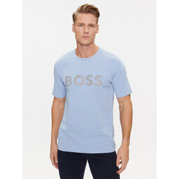 BOSS Boss Marškinėliai Tee 8 50501195 Žydra Regular Fit