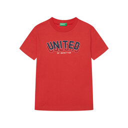 United Colors Of Benetton United Colors Of Benetton T-Shirt 3I1XC10N3 Rot Regular Fit