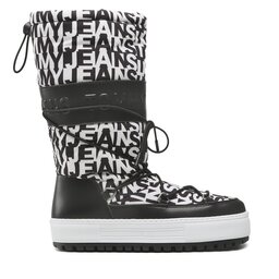

Снігоходи Tommy Jeans Snowboot High Logo EN0EN02163 Black/Blue Triumph Print 0GJ, Чорний