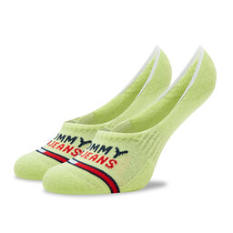 

Набір з 2 пар жіночих підслідників Tommy Jeans 701218959 Lime 008, Білий