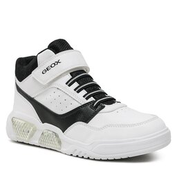 Geox Zapatillas Geox J Illuminus Boy J36GVB 05411 C0404 DD White/Black