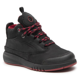 Geox Зимни обувки Geox J Aeranter B.Abx A J04CYA 0CL11 C0260 S Black/Dk Red