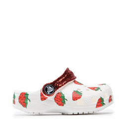

Шльопанці Crocs Classic Food Print Clog K 207150 White, Білий