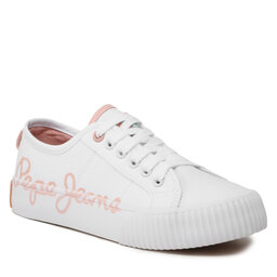 Pepe Jeans Sneakersy Pepe Jeans Ottis Log G PGS30577 White 800