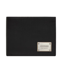 Guess Μικρό Πορτοφόλι Ανδρικό Guess SMMISE LEA20 Μαύρο