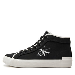 

Снікерcи Calvin Klein Jeans Skater Vulcanized High Cs Ml Mr YW0YW01454 Black/Bright White 0GM, Чорний