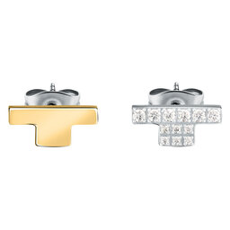 Trussardi Обици Trussardi TJAXC37 Златист