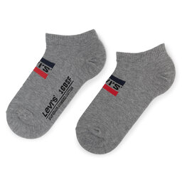 

Набір 2 пар низьких шкарпеток unisex Levi's® 993022001 White/Grey 062, Сірий