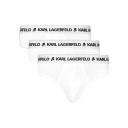 KARL LAGERFELD KARL LAGERFELD Σετ σλιπ 3 τμχ. A1M47152 Λευκό