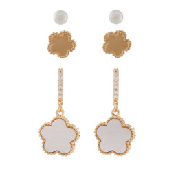 Aldo 3er-Set Ohrringe Aldo Jende 13995031 Goldfarben