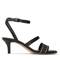 

Босоніжки Tommy Hilfiger Th Webbing Mid Heel Sandal FW0FW07276 Black BDS, Чорний