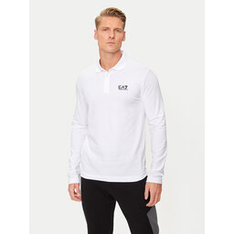 EA7 Emporio Armani EA7 Emporio Armani Поло 8NPF15 PJVQZ 1100 Білий Regular Fit