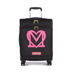 LOVE MOSCHINO Kleiner Textilkoffer LOVE MOSCHINO JC5101PP1GKX000C Nero/Fuxia