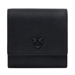PINKO Maža Moteriška Piniginė PINKO Flap Wallet PE 25 PCPL 104355 A29P Juoda