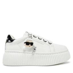 KARL LAGERFELD Сникърси KARL LAGERFELD Kreeper Lo KL42376T Бял