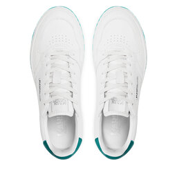 

Снікерcи KARL LAGERFELD KL63024 White Lthr w/Dk Green 01F, Білий