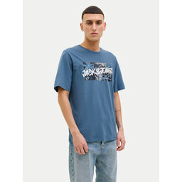 Jack&Jones Jack&Jones Póló Hawaii 12269324 Kék Standard Fit