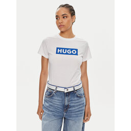 HUGO Hugo Marškinėliai Classic 50510772 Balta Regular Fit
