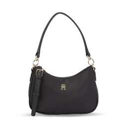Tommy Hilfiger Torebka Tommy Hilfiger Poppy Shoulder Bag AW0AW15215 Black BDS